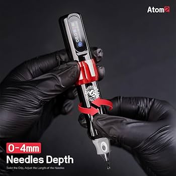 Amazon.com: Dragonhawk Atom2 Tattoo Kit Wireless Pro Gun